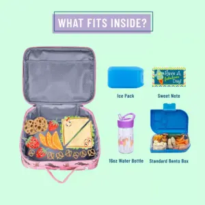 Wildkin Horses Lunch Box - Pink