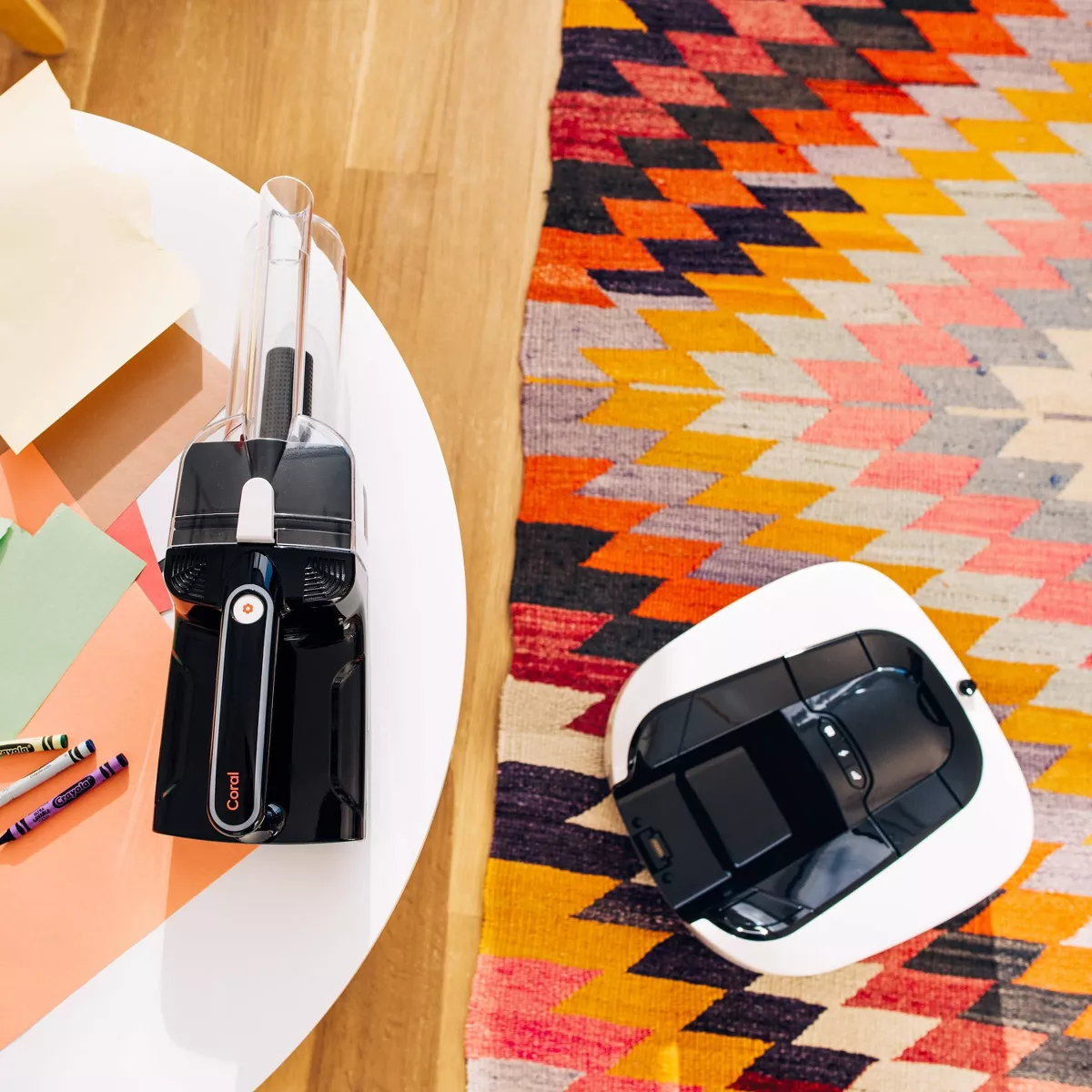 Coral One 2-in-1 Robot and Handheld Vacuum - Pearl