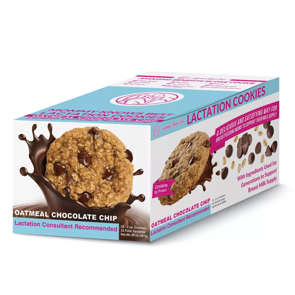 Mommy Knows Best Ready To Eat Oatmeal Chocolate Chip Lactation Cookies