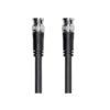 Monoprice HD-SDI RG6 BNC Cable - 10 Feet - Black | For Use In HD-Serial Digital Video Transfer, Mobile Apps, HDTV Upgrades, Broadband Facilities -