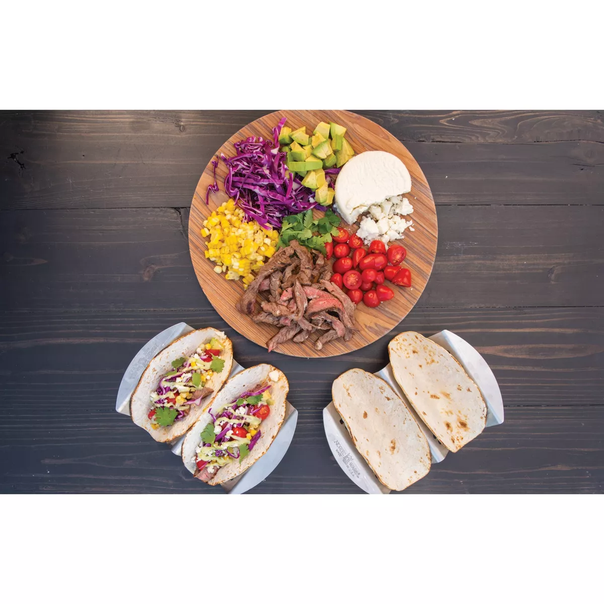 Stainless Steel Taco Grill Rack Silver - Nordicware