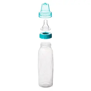 Evenflo Classic Clear Bpa-Free Plastic Baby Bottle - 8oz 3pk