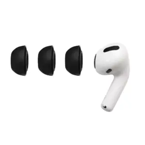 Insten Silicone Tips for AirPods Pro Replacement Ear Buds Eartips, 3 Pairs Large Size with Storage Box