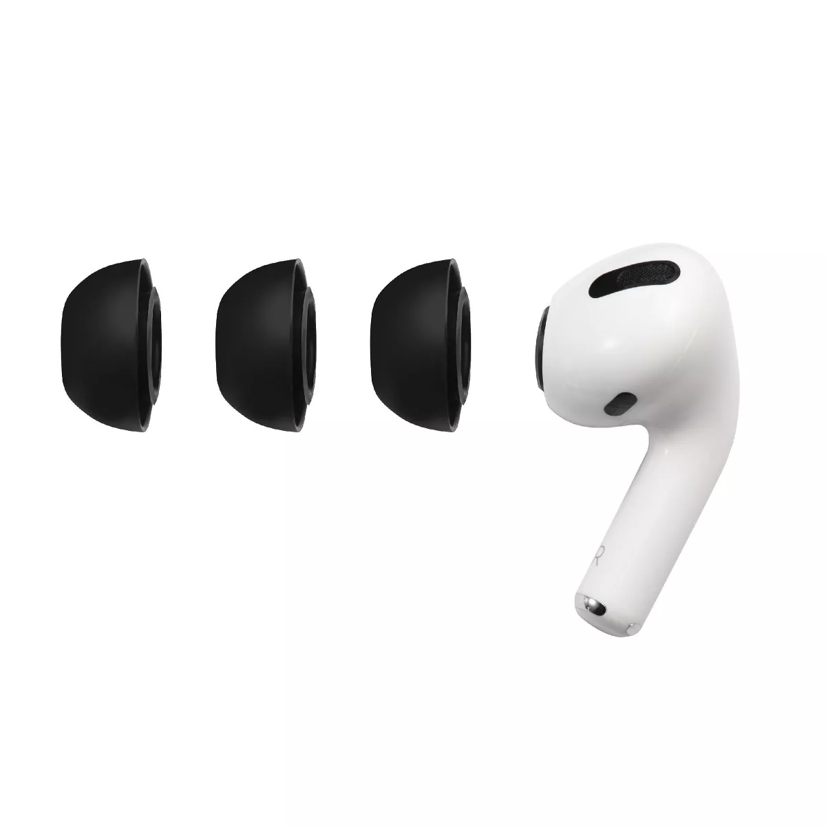 Insten Silicone Tips for AirPods Pro Replacement Ear Buds Eartips, 3 Pairs Large Size with Storage Box