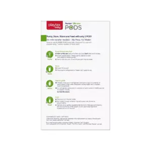 Playtex Nurser Silicone PODS Baby Bottle Liner Starter Set