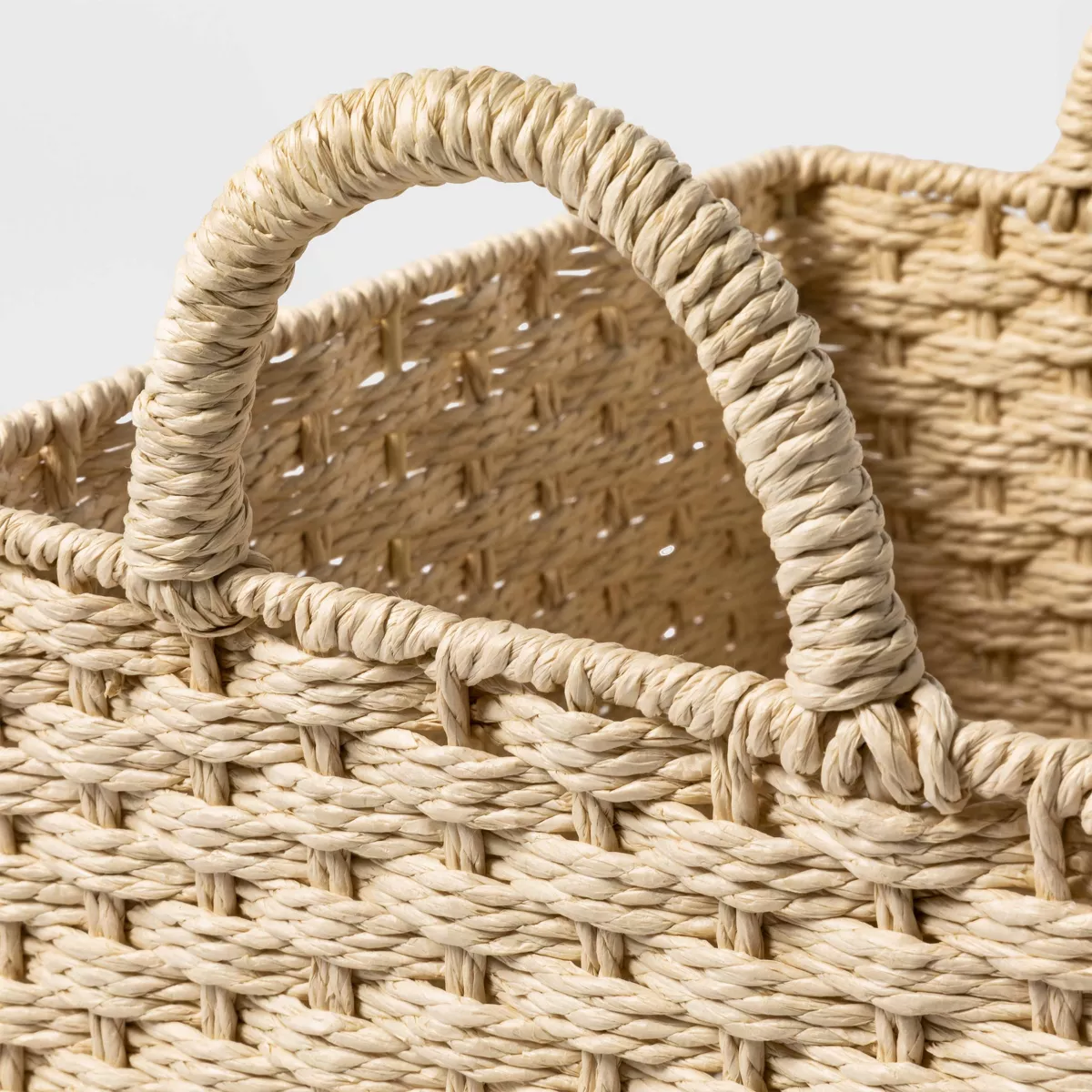 Rectangular Decorative Basket Natural - Threshold™