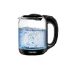 Chefman 1.7L Glass Electric Kettle - Clear