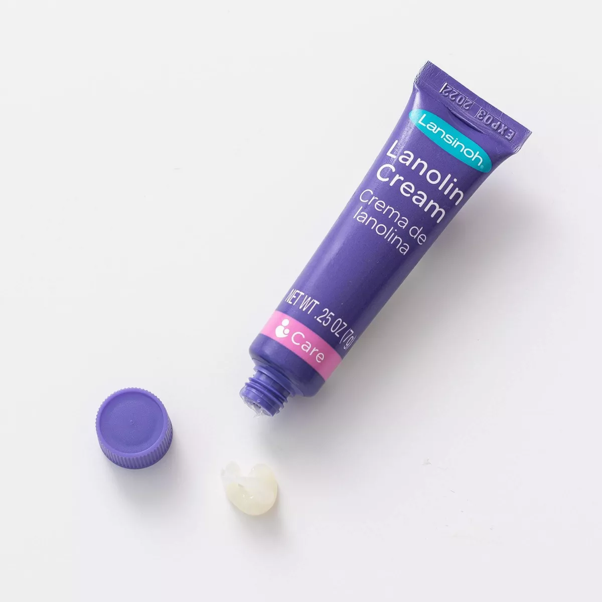 Lansinoh Lanolin Nipple Cream for Nursing - 3 Mini Tubes/0.25oz Each