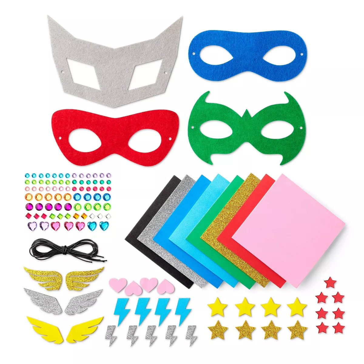 Create-Your-Own Superhero Masks Kit - Mondo Llama™