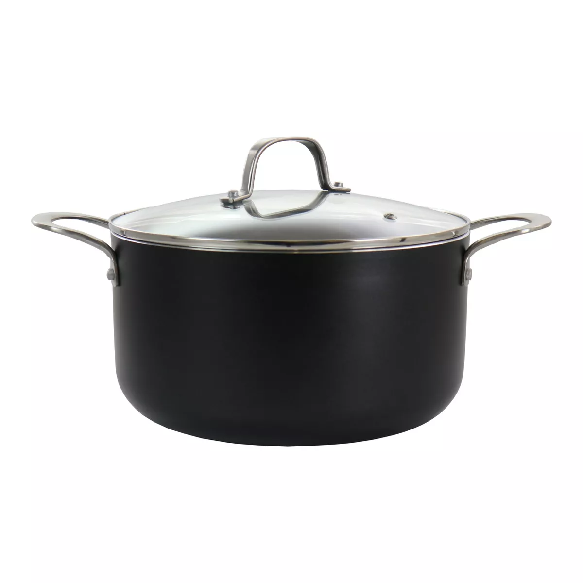 Oster Palladium 8 Piece Aluminum Cookware Set in Black