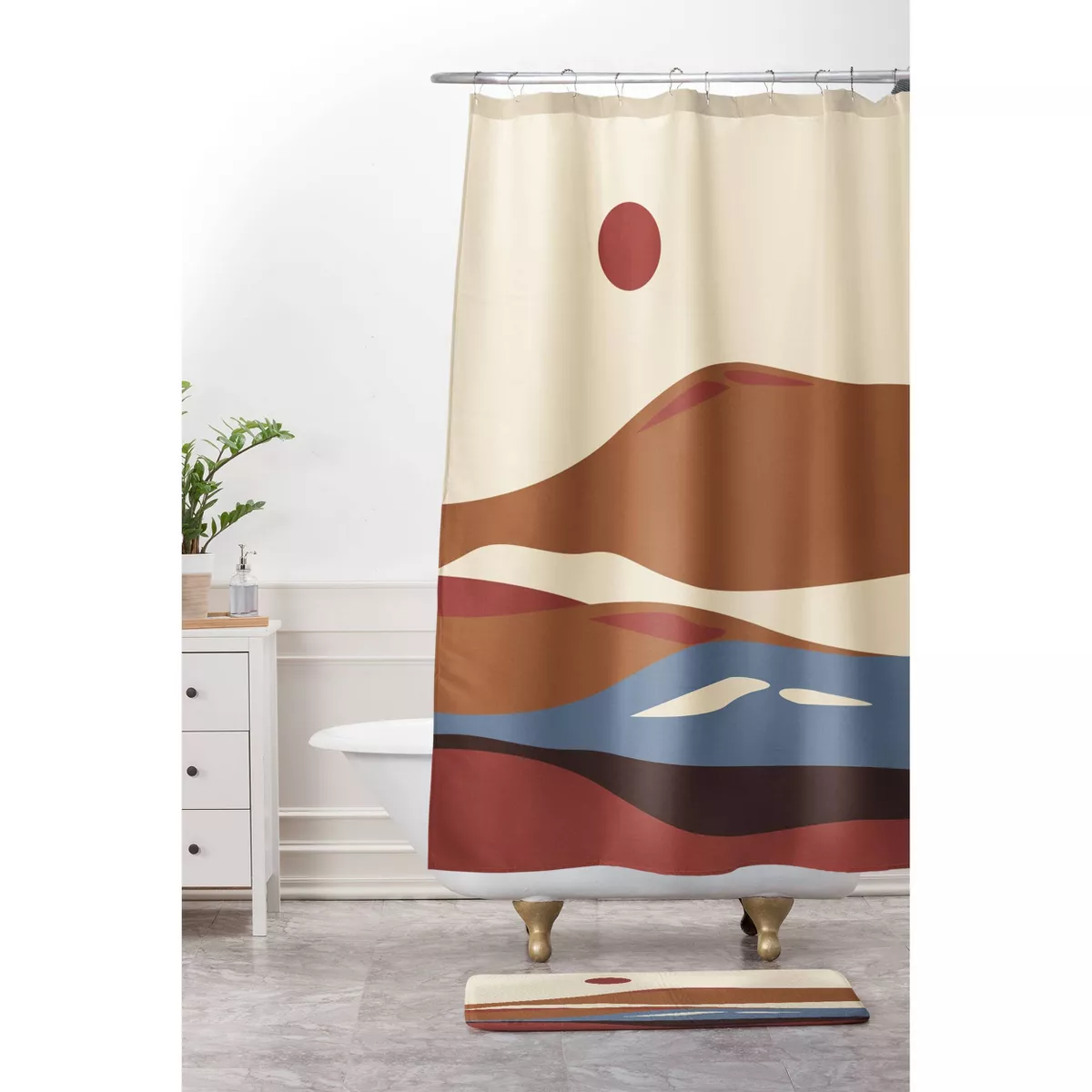 Viviana Gonzalez Western Desert Vibes II Memory Foam Bath Mat Brown - Deny Designs