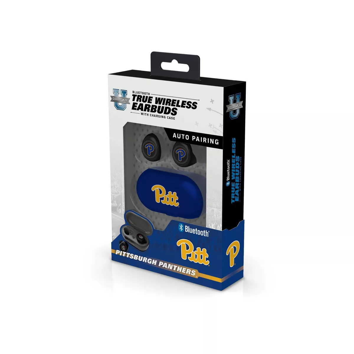 NCAA Pitt Panthers True Wireless Bluetooth Earbuds
