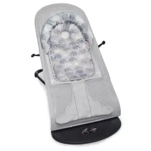 Boppy Noggin Nest Head Support - Gray Elephants Plaid