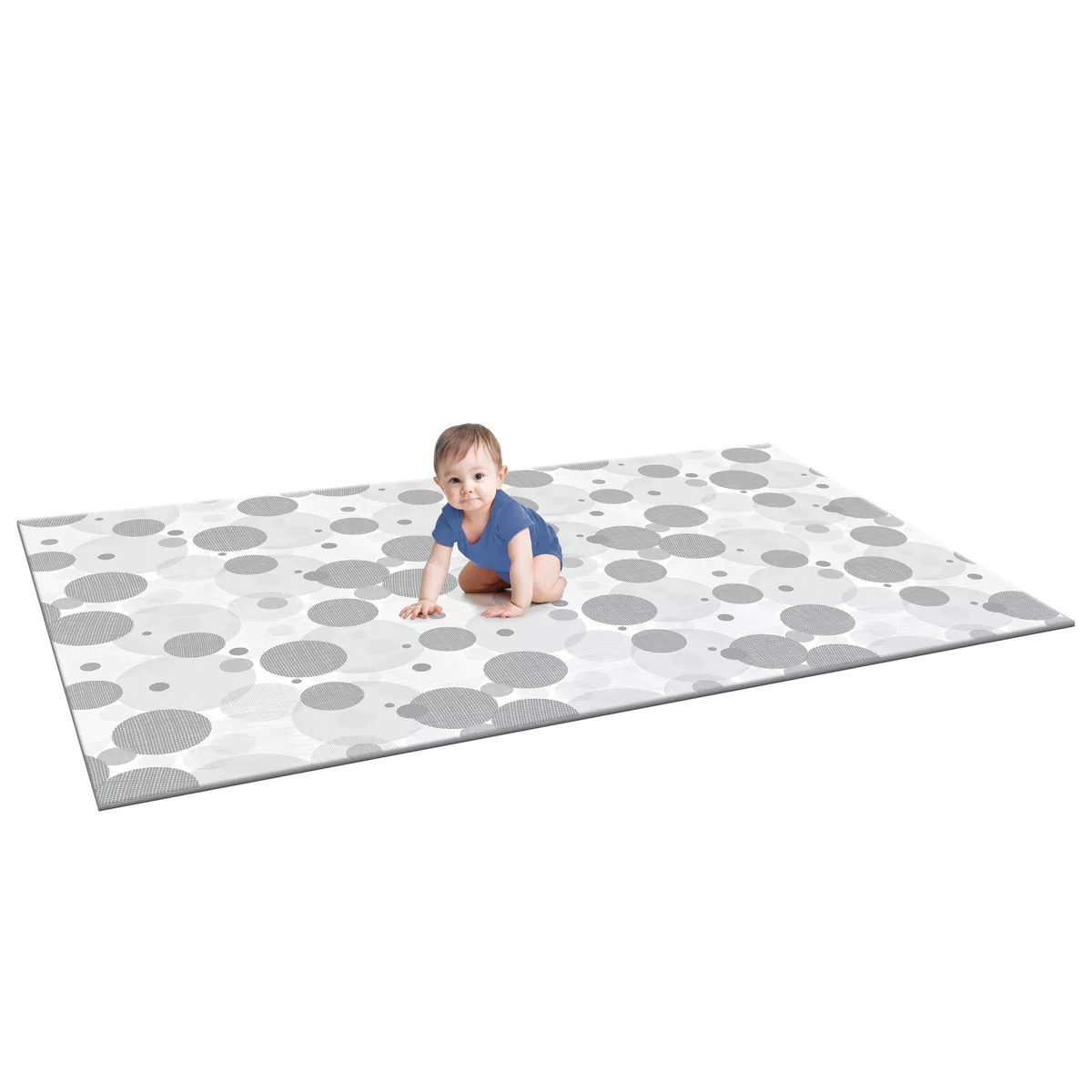 TCG Luxury Gelli Mat Playmat - Gray/White - 0-3 Years