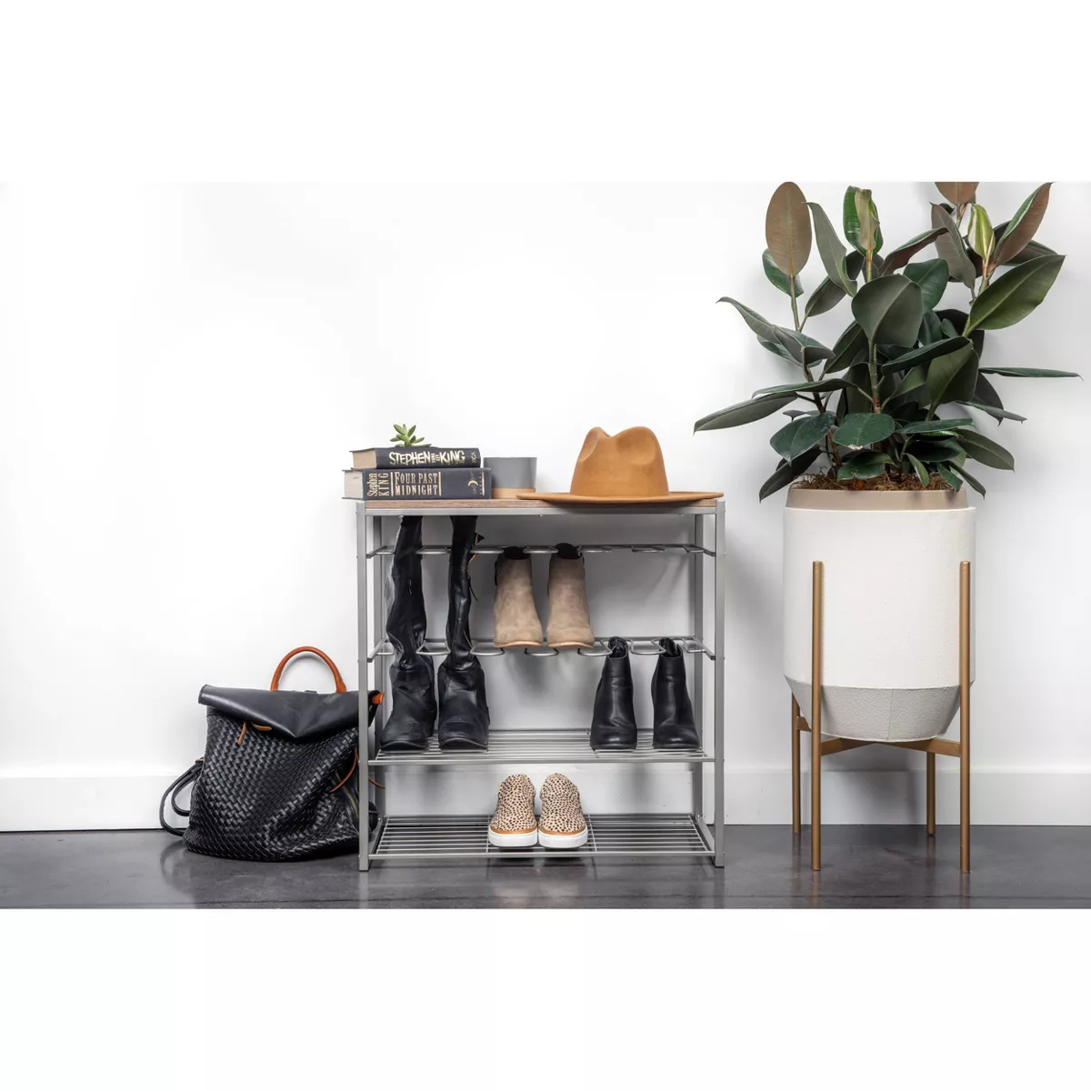 Boot and Shoe Rack Gray - Threshold™