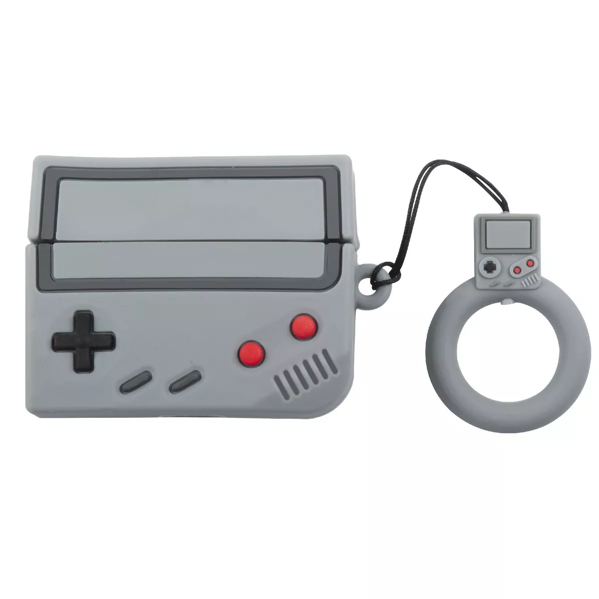 Insten Cute 3D Silicone Case For AirPods Pro, Classic Game Console Cartoon Cover with Ring Strap