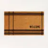 Outdoor Cross Stripes Welcome Coir Doormat - Hearth & Hand™ with Magnolia