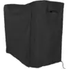 Sunnydaze Outdoor Weather-Resistant Heavy-Duty Durable Polyester with PVC Backing Firewood Log Rack Cover - 5' - Black