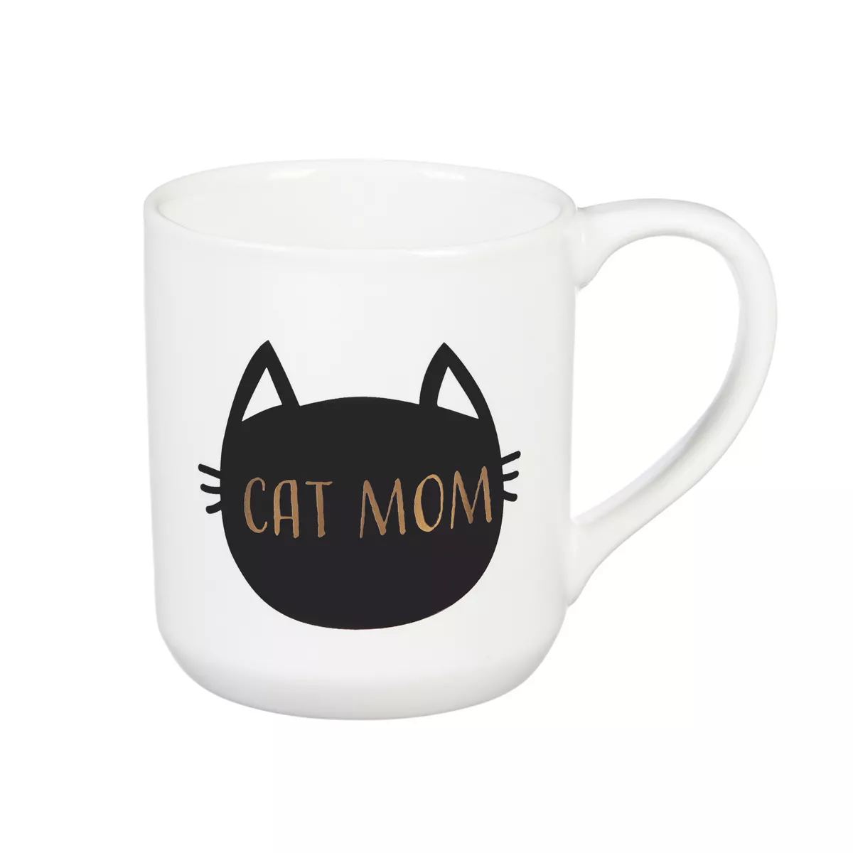 Evergreen Cypress Home Beautiful Cat Mom Cup and Coaster/Ornament Gift Set - 4 x 3 x 4 Inches Homegoods and Accessories for Every Space