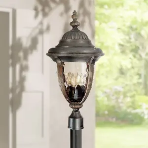John Timberland Traditional Outdoor Light Post Fixture Veranda Bronze 24 1/2