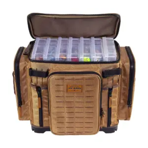 Plano Guide Series 3700 XL Fishing Gear Soft Tackle Box Shoulder Bag & Utility Storage Case Organizer Kit with Waterproof Phone Holder & Magnetic Top