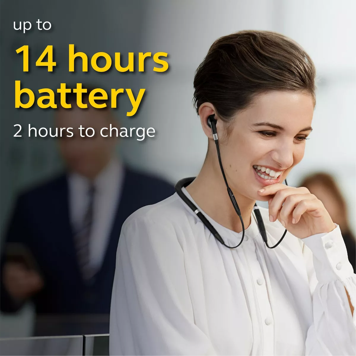 Jabra Evolve 75e UC Wireless Headset / Music Headphones