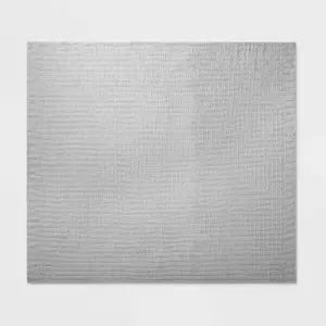 Solid Chenille Throw Blanket Gray - Threshold™