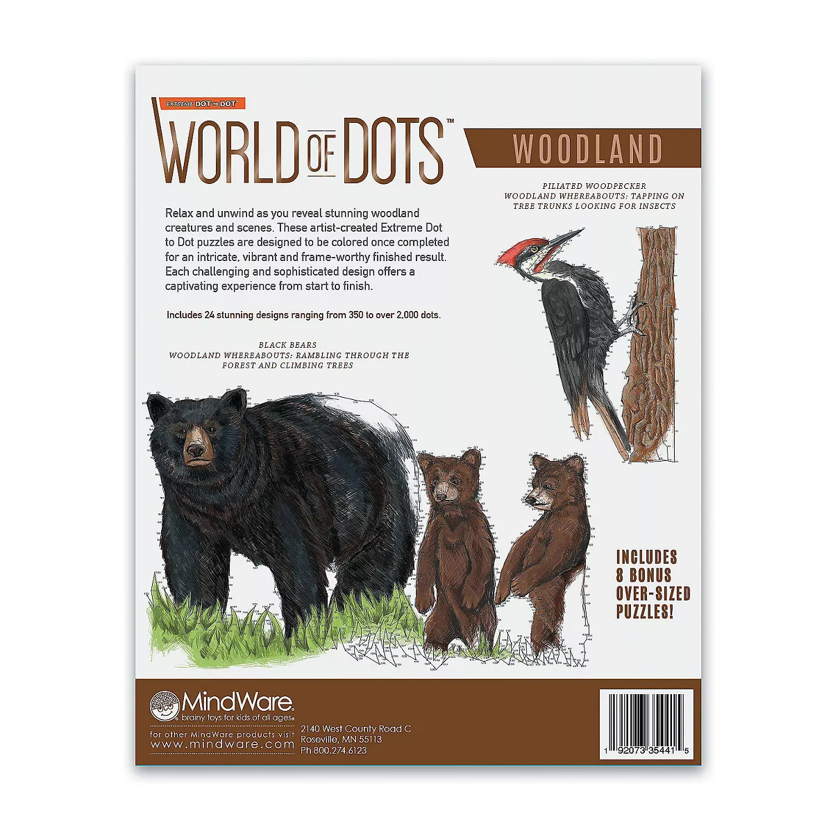 MindWare Extreme Dot To Dot: World Of Dots Woodland - Brainteasers