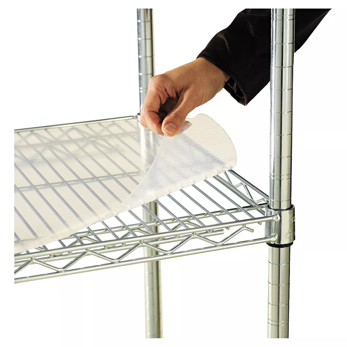 Alera Shelf Liners For Wire Shelving, Clear Plastic, 36w x 18d, 4/Pack SW59SL3618