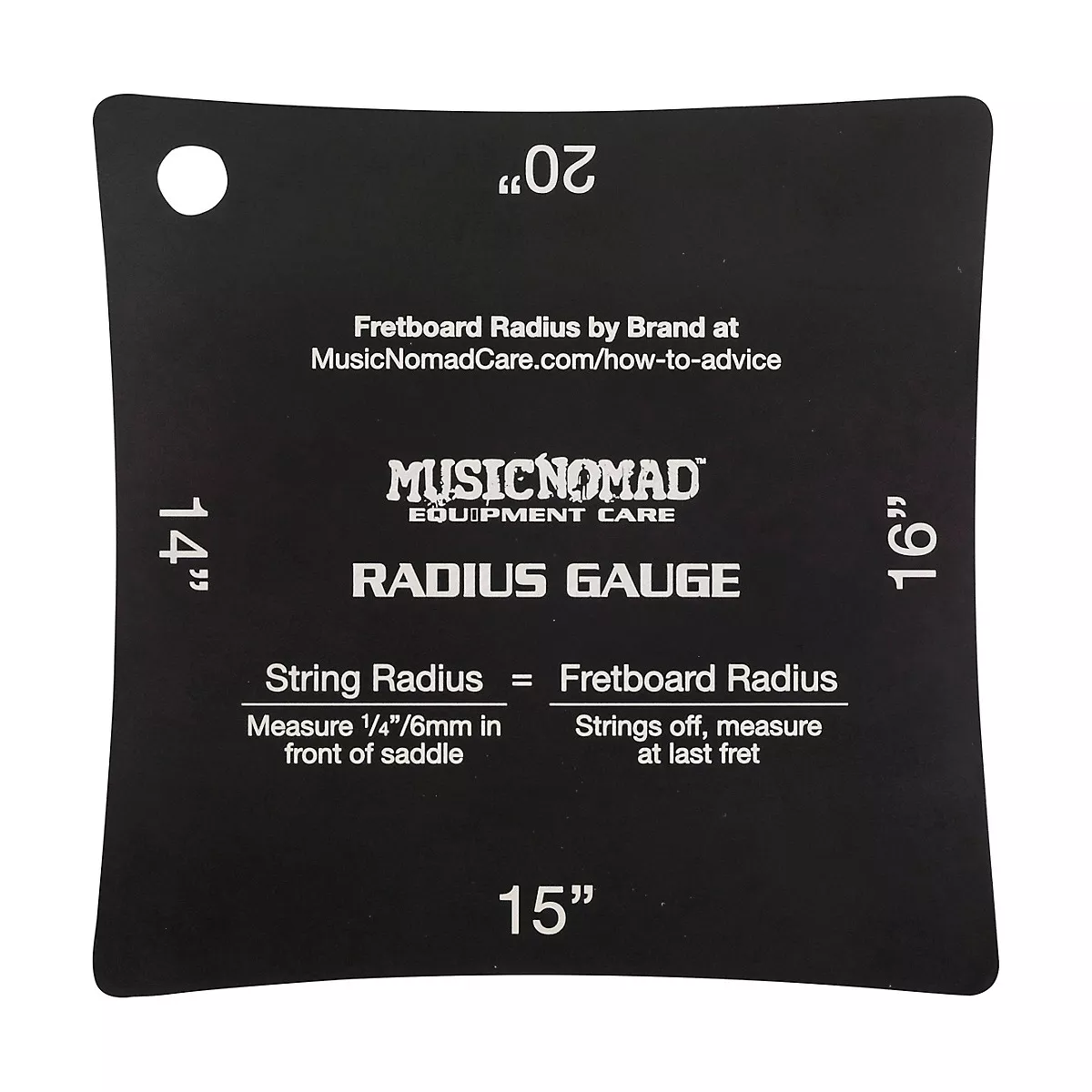 Music Nomad Precision Radius Gauge Set - 2 Pak