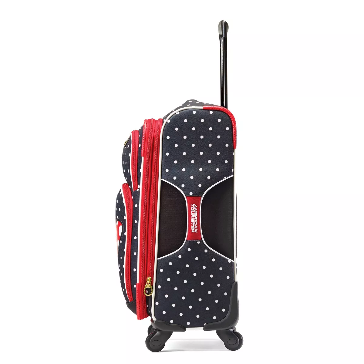 American Tourister 21'' Minnie Mouse Red Bow Softside Spinner Suitcase