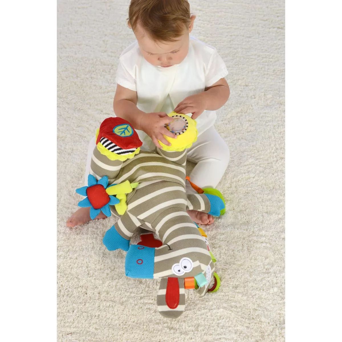 Dolce Activity Zebra Stuffed Animal And Plush Toy