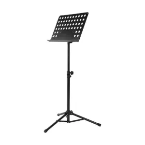 Musician's Gear Tripod Orchestral Music Stand Perforated Black - 2 Pack