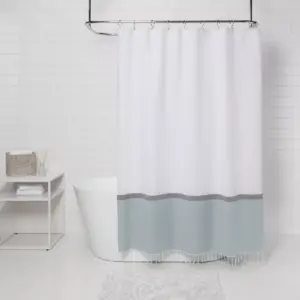 Woven Shower Curtain Green/White - Project 62™