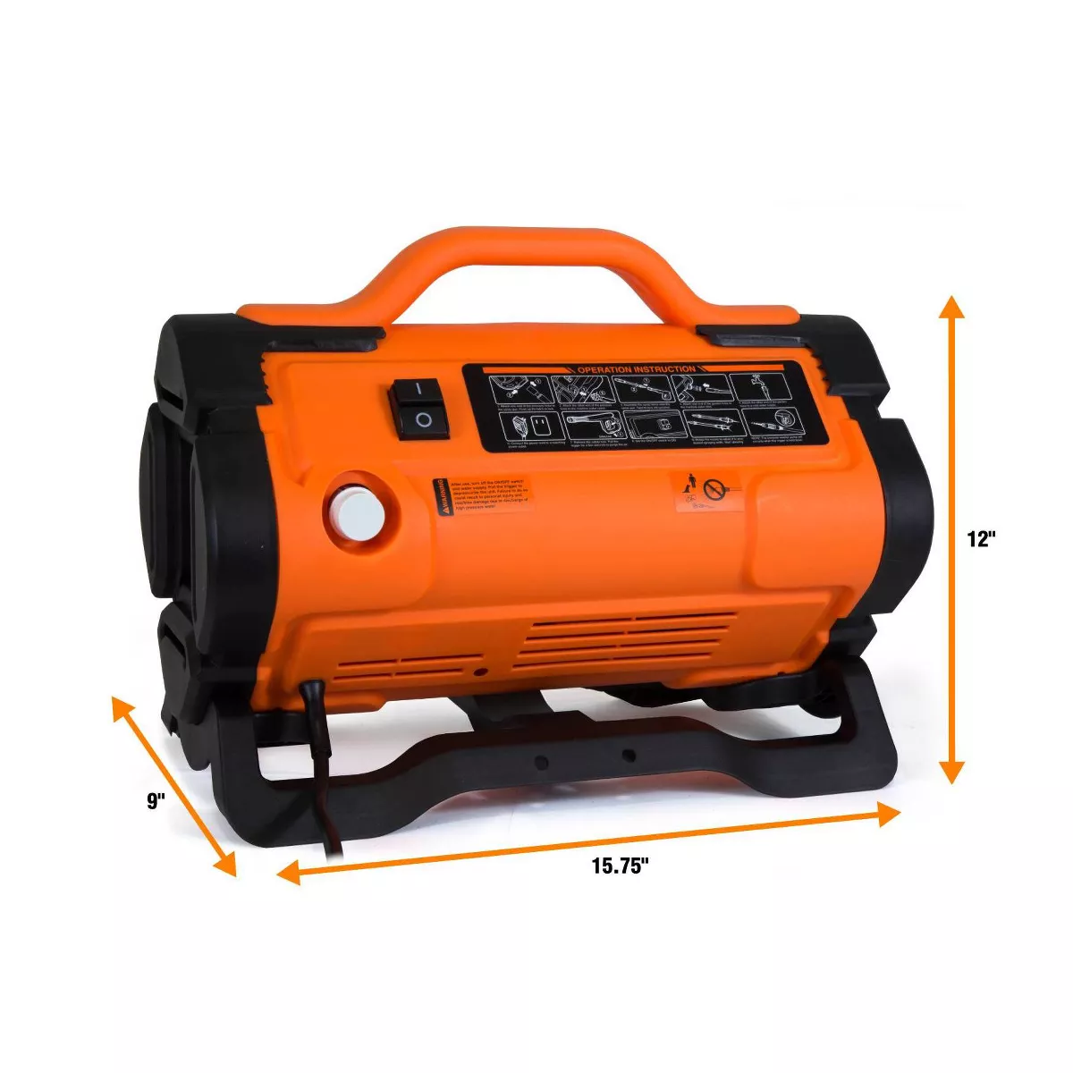 WEN PW19 2000 PSI 1.6 GPM 13-Amp Variable Flow Electric Pressure Washer