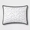 Star Cotton Sham Black - Pillowfort™
