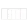 Day Designer Desk Folio Pearlized Cream - Blue Sky