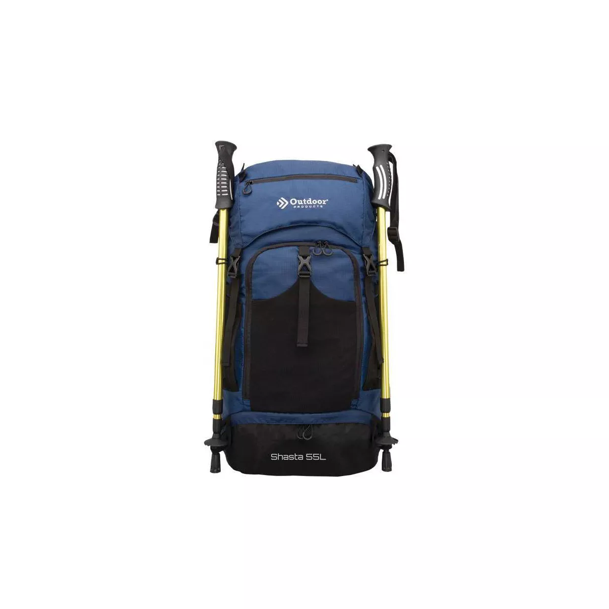 Outdoor Products Shasta 55L Technical Frame Backpack - Navy Blue