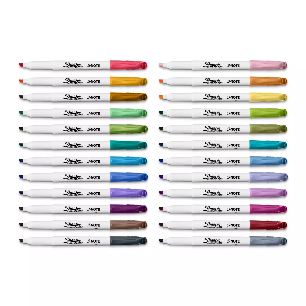 Sharpie 24pk Creative Marker Highlighters S-Note Chisel Tip Multicolor
