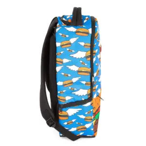 Bob's Burgers 17.5'' Flying Hamburger Laptop Backpack