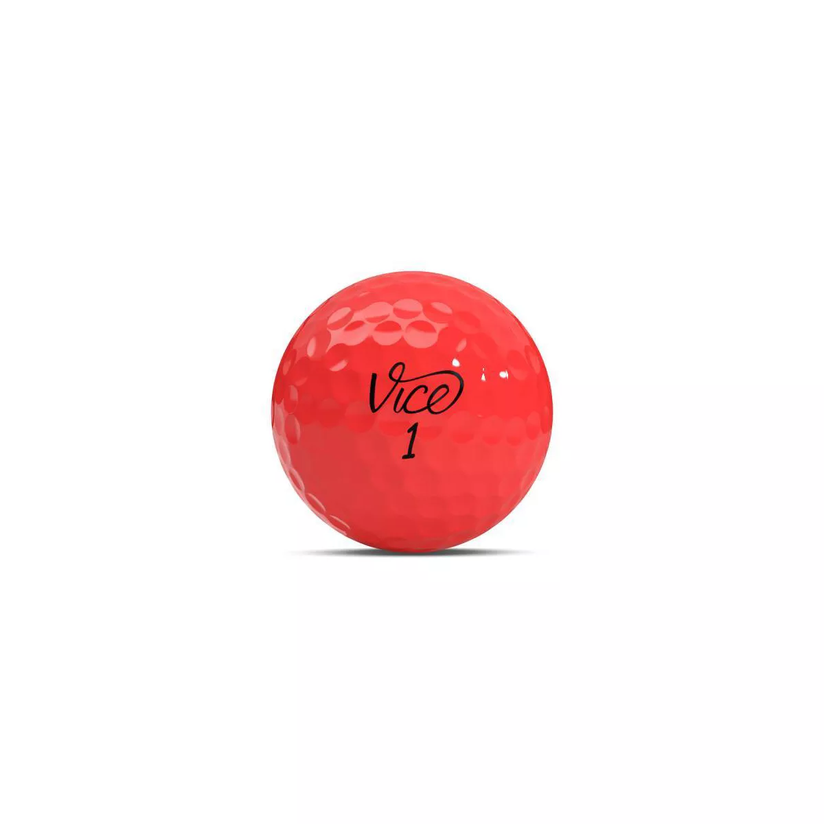 Vice Pro Soft Golf Balls - Neon Red