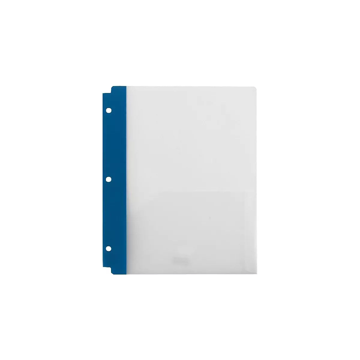 Staples 2 Pocket Poly Folder Frosted Navy 920416