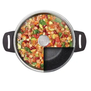 The Rock by Starfrit Electric Multi-Use Pot with Bakelite Handles - Black
