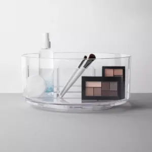 Bathroom Plastic Spinning Turntable Beauty Organizer Clear - Made By Design™