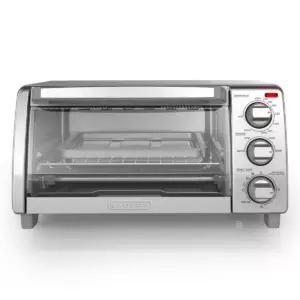 BLACK+DECKER 4 Slice Natural Convection Toaster Oven - Stainless Steel TO1745SSG