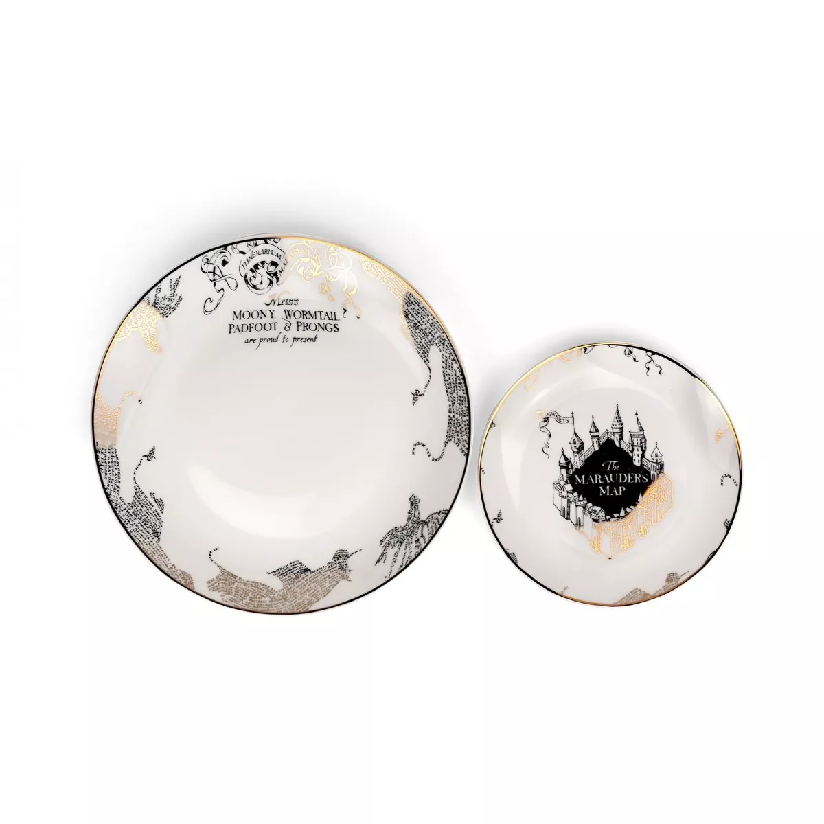 Seven20 Harry Potter Marauder's Map 4-Piece Porcelain Place Setting Set