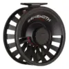 Redington Behemoth Series Die-Cast Adjustable 5/6 Fly Fishing Reel Spool with Nylon Reel Case, Black