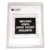 C-Line Clear Vinyl Shop Ticket Holder Both Sides Clear 15" 8 1/2 x 11 50/BX 80911