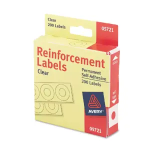 Avery Dispenser Pack Hole Reinforcements 1/4