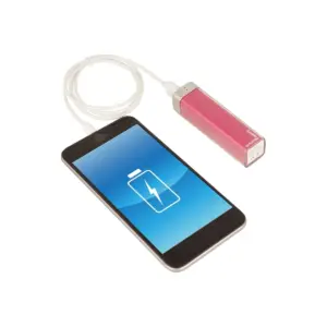 Urban Factory Emergency Battery - Power Lipstick - For iPhone, Smartphone, GPS Device, PSP, USB Device, Action Camera - 3000 mAh - 1 A - 5 V DC Output
